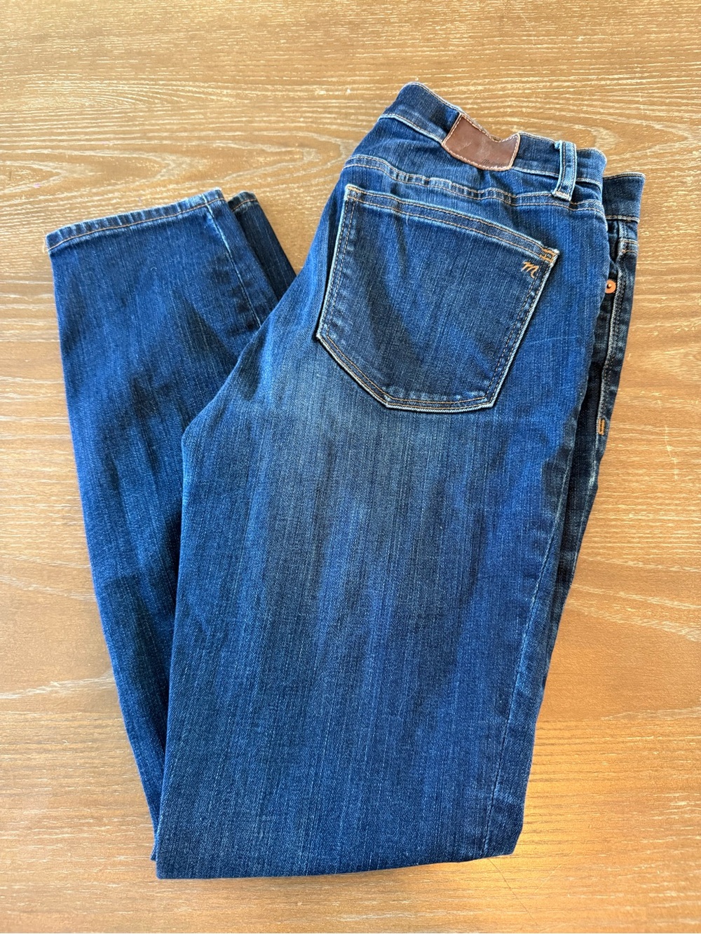 Madewell Skinny Skinny Jeans Size 28 Dark Wash Premium Denim